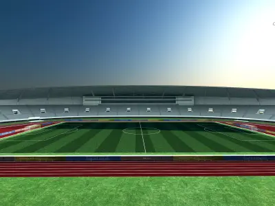 Football Soccer stadium  3D model