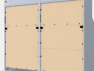 HAUGA Storage combination 7 Low-poly 3D model