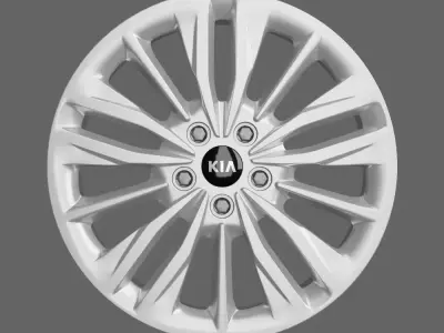 Kia Optima-K5-Rim-17-Inch-Type-2 Low-poly 3D model