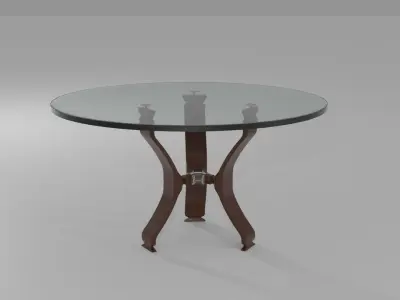 dining table 3D model 12