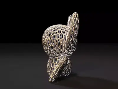 Bat Voronoi 3D print model