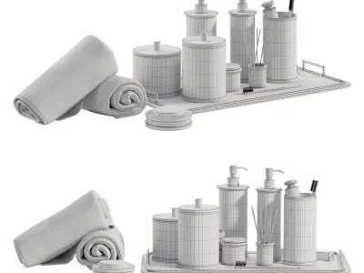 Bathroom Accessories by RUDI 3D model