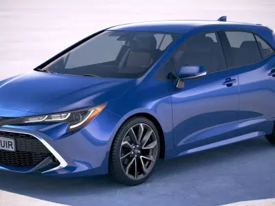 Toyota Corolla Hatchback 2019 3D model