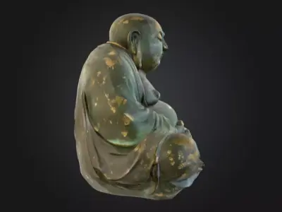 Buddha Serenity Low-poly 3D model