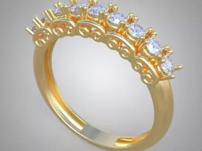 Ring 3D model 0230 3D printable model10 3D print model