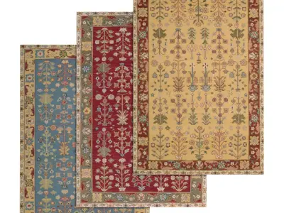 Rug Set 1088 3D model