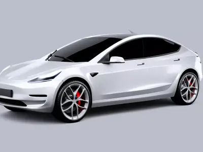 Tesla Model 3 2023 3D model