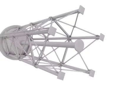 Water Storage Tower 3D model