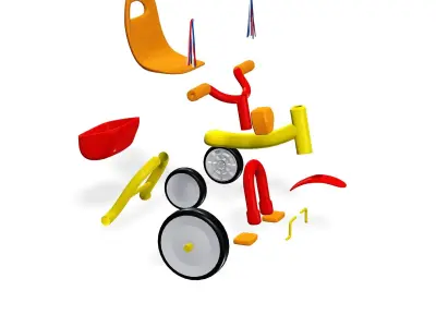 KIDS TRICYCLE BICYCLE BIKE PRESCHOOL 3D print model