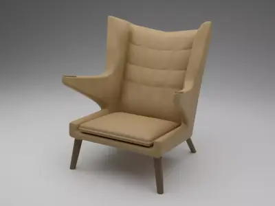 The Papa Bear Arm chair  3D model