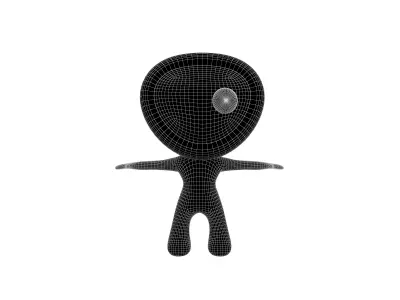 Rato Character 004 Prisoner v2 Low-poly 3D model