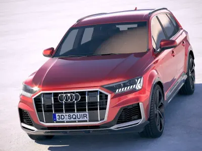 Audi Q7 2020 3D model