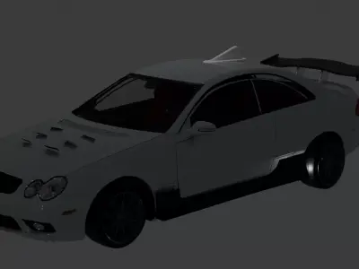 mercedes c200 koprasor body kit  3D model