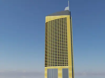 Address Dubai Mall Low-poly 3D model