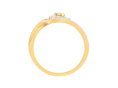 Diamond Ring 3D print model 9