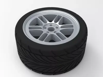 ENKEI RPF1 heel storage box 3D print model