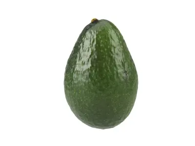 Photorealistic Avocado 3D Scan 2 3D model