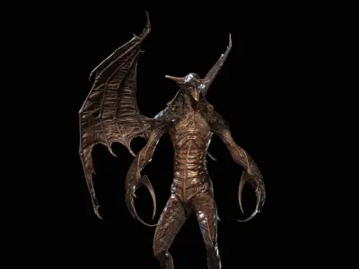 PeroDemon Low-poly 3D model