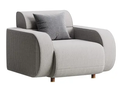 ARMCHAIR ROLLINS 3D model