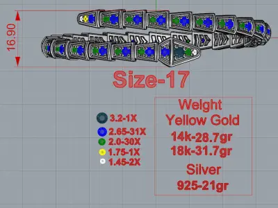 Bvlgari Bracelet 3D print model