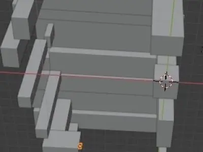 a bridge that is going to collapse Low-poly 3D model
