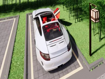 Porsche 911 GT3 Targa 3D model