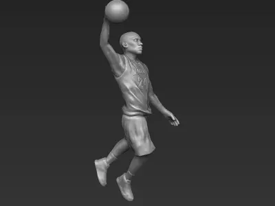 Kobe Bryant 3D printing ready stl obj formats 3D print model