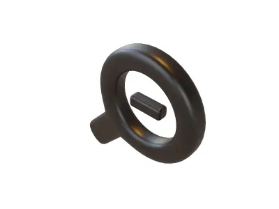 Zoom Out Symbol v1 001 Low-poly 3D model