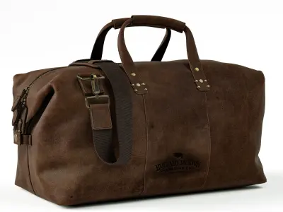 Leather Weekend Bag 3D model