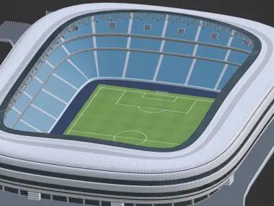 Generic Soccer Stadium 3D model