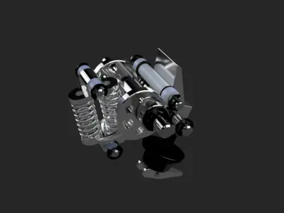 Compensador de torque 3D model