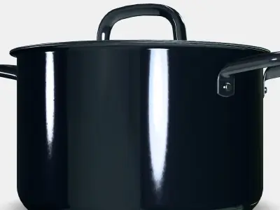 IKEA 365 Pot with lid Low-poly 3D model