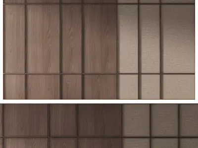 Decorative V76 Wall Panels 3D model