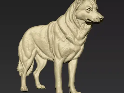 Wolf A114 3D print model