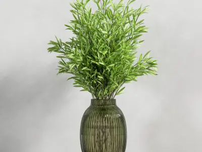 Collaction Plants Bouquet 15 3D model