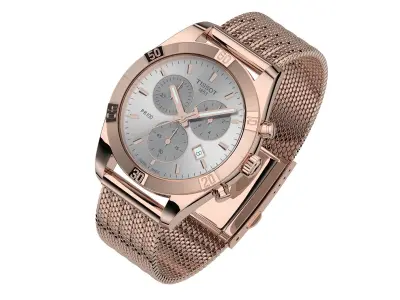 Tissot PR 100 Sport Chic Strap 2 3D model