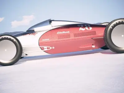 So-Cal Belly Tank Bonneville 3D model