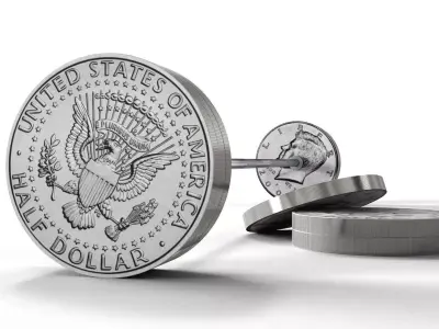 Dollar burbell 3D model