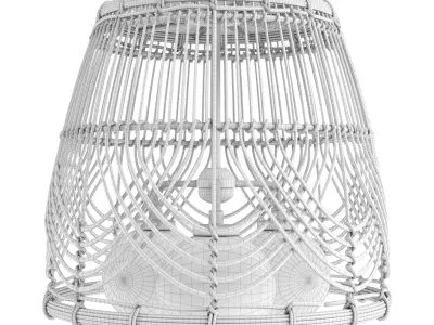 Serene deco celling light 3D model