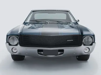 1968 AMC AMX 3D model