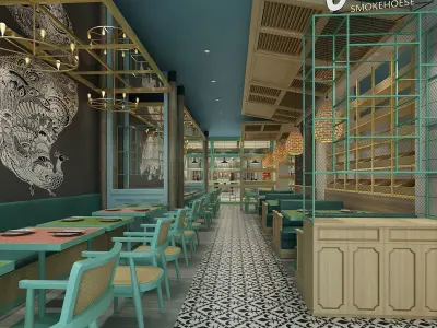 Restaurant 1 3D model