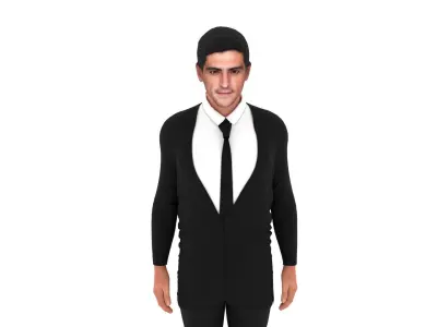 Gerard Moreno Low-poly 3D model