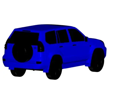 Toyota Land Cruiser Prado 5door  3D model