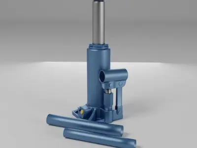 Hydraulic Bottle Jack 3D model