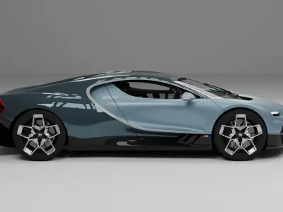 bugatti tourbillon 2026 Rigged 3D model