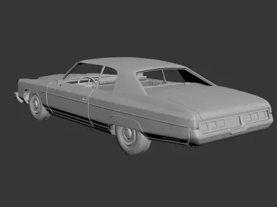 Chevrolet Caprice 1973 3D print model