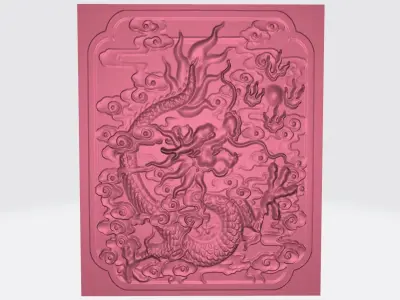 DRAGON RELIEF - NO 2 3D model