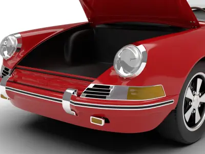 Porsche 911 Targa 1967 HQ 3d model  3D model
