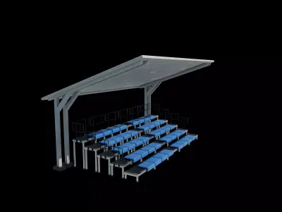 bleacher module  3D model