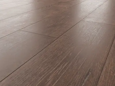  Wood floor Oak Rotec Brushed 3D model